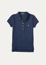 ラルフローレン 2-6X ガールズ/キッズ Polo Ralph Lauren Cotton Polo Shirt ポロシャツ 半袖 French Navy 女の子