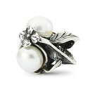 g[r[Y Trollbeads Z[r[eB[ Serene Beauty Vo[ Silver p[ Pearl r[Y Beads t[K[f Flower Garden