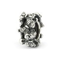 トロールビーズ Trollbeads バタフライ・スペーサー Butterfly Spacer シルバー Silver ストッパー Stopper フラワーガーデン Flower Garden