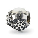 トロールビーズ Trollbeads スノーボール ビーズ Snowball Bead シルバー Silver 天然石 Gemstone レットイットスノー Let It Snow