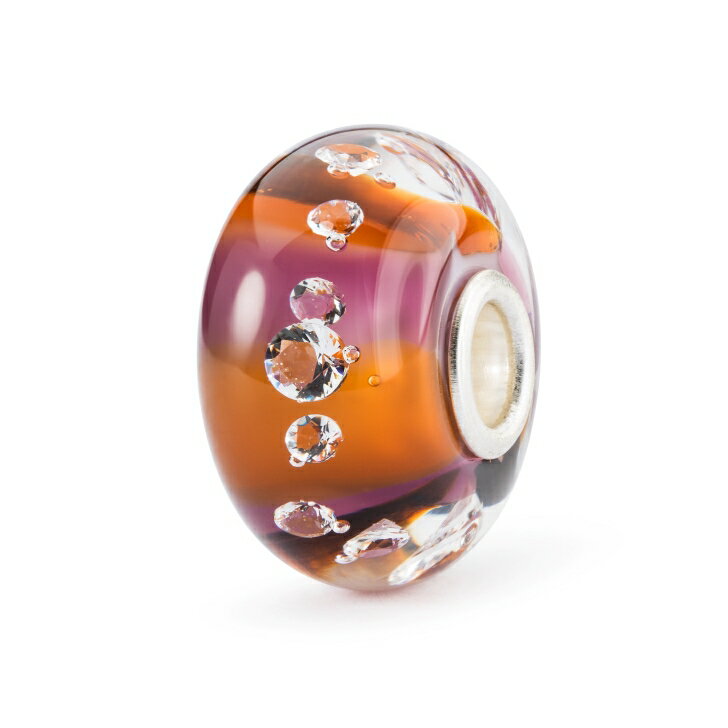 トロールビーズ Trollbeads トゥインクルヘーゼル・ビーズ Twinkle Hazel Bead ガラス Glass キュービックジルコニア Cubic Zirconia リミテッドエディション Limited Edition