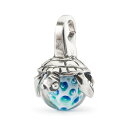 トロールビーズ Trollbeads ペンダント オブ カーム Pendant of Calm シルバー Silver ガラス Glass ライフ イズ ア ミラクル Life is a Miracle セレニティー Serenity