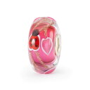 トロールビーズ Trollbeads ラブ＆ケア ビーズ Love Care Bead ガラス Glass トゥービーインラブ To Be In Love バレンタイン Valentines