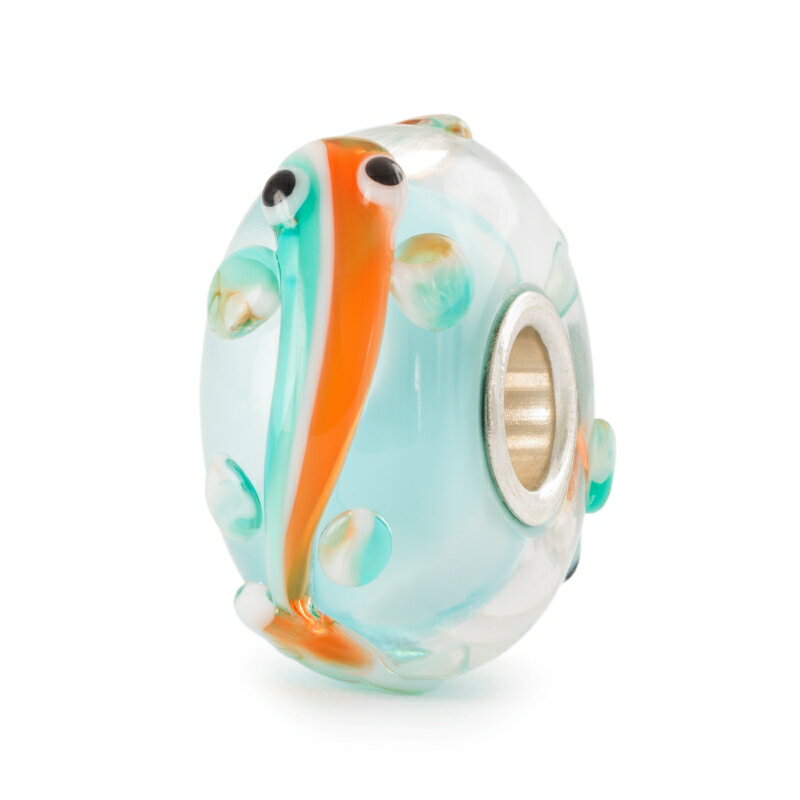 【新作】トロールビーズ Trollbeads ターコイズ トランキリティー フィッシュ ビーズ Turquoise Tranquillity Fish Bead ガラス Glass 限定 リミテッドエディション Limited Edition エッセンス オブ ライフ Essence of Life