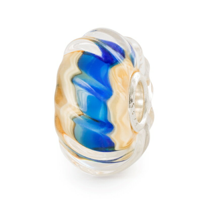 【新作】トロールビーズ Trollbeads メモリー ビーチ ビーズ Memory Beach Bead ガラス Glass 限定 リミテッドエディション Limited Edition エッセンス オブ ライフ Essence of Life