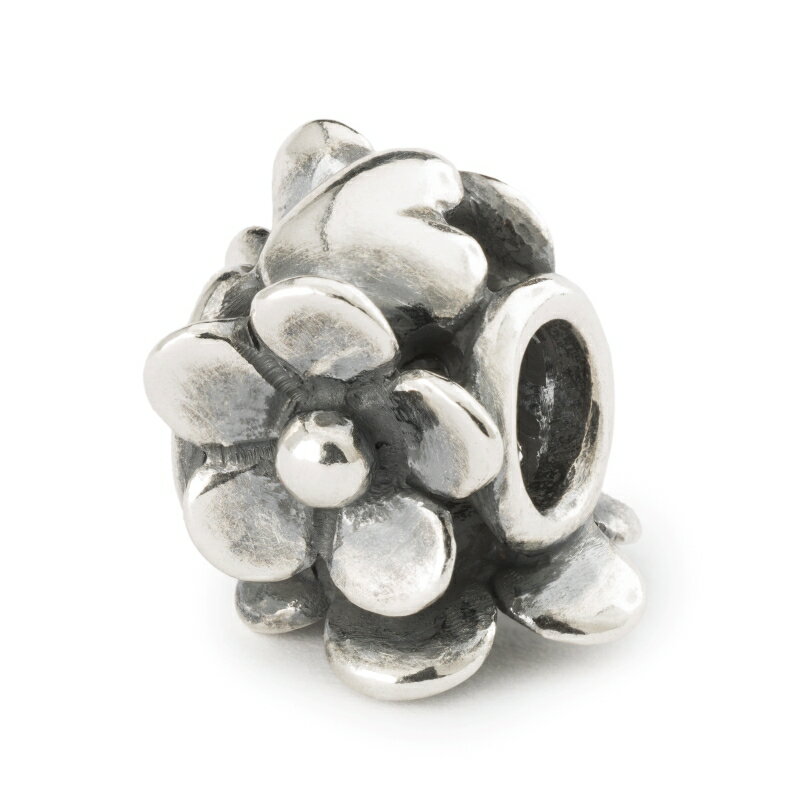 ブルーム ネックレス 【新作】トロールビーズ Trollbeads ハートフェルト ブルーム・ビーズ Heartfelt Bloom Bead シルバー Silver 花 Flower マザーズデー Mother's Day 母の日 セレブレーティング マザーズ　Celebrating Mothers