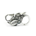 トロールビーズ Trollbeads バタフライ・クラスプ Butterfly Clasp シルバー Silver ロック Lock フラワーガーデン Flower Garden