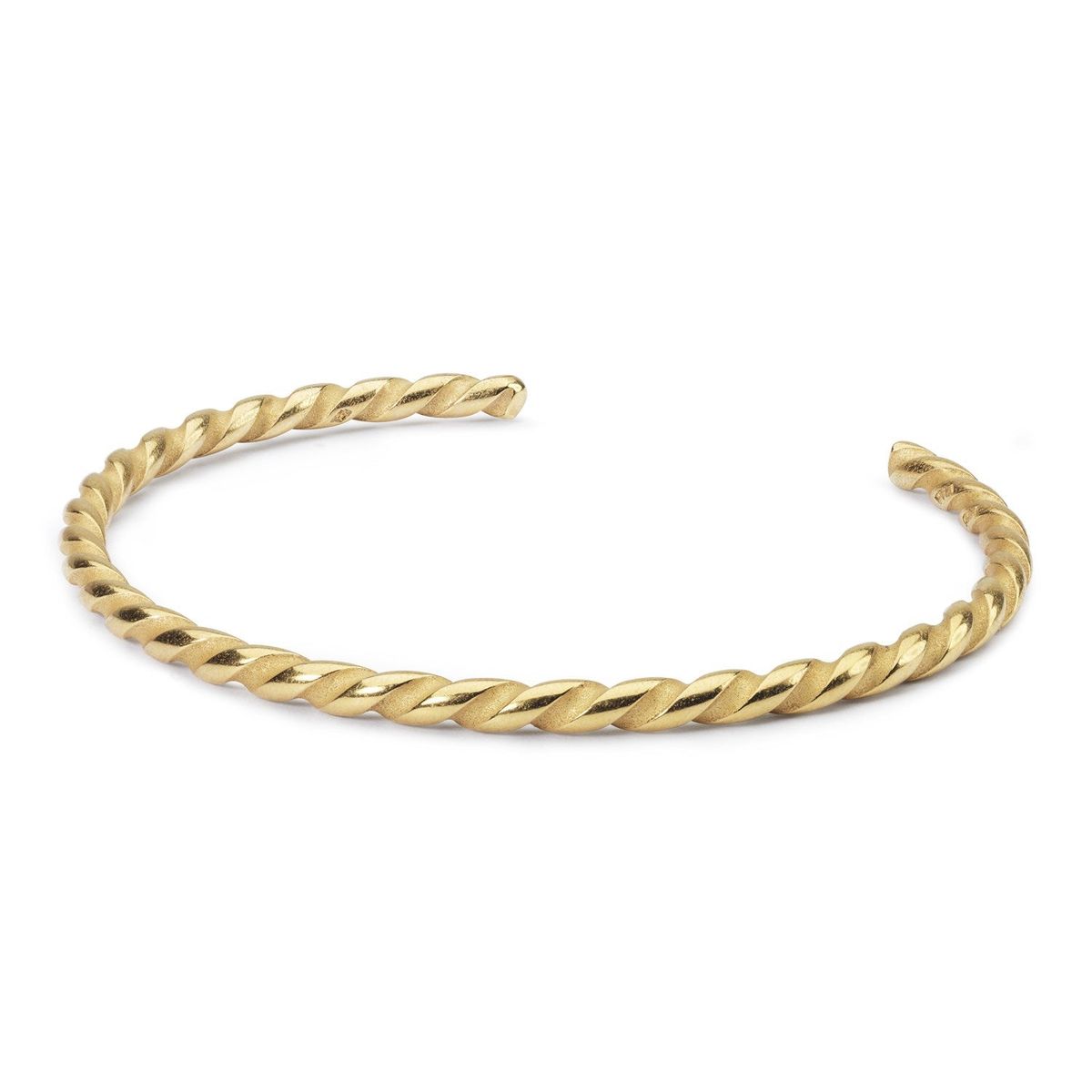 トロールビーズ Trollbeads ツイステッドゴールドプレーテッドバングル Twisted Gold Plated Bangle ゴールドプレーティング G...