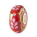 【新作】トロールビーズ Trollbeads クリムゾン シルク ブリリアンス・ビーズ Crimson Silk Brilliance ガラス Glass キュービックジルコニア Cubic Zirconia ビーズ Beads トロールビーズデー Trollbeads Day リミテッドエディション Limited Edition