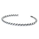 トロールビーズ Trollbeads ツイステッドシルバーバングル Twisted Silver Bangle ユニセックス Unisex XXS/ XS/ S/ M/ L