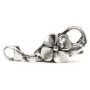 トロールビーズ Trollbeads ビッグフラワー クラスプ Big Flower Clasp シルバー Silver ロック Lock カニカン 留め具