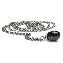 トロールビーズ Trollbeads ブラックオニキスネックレス Fantasy Necklace with Black Onyx シルバー Silver 天然石 Gemstone チェーン Chain 60cm/ 70cm/ 80cm/ 90cm/ 100cm/ 110cm/ 120cm チェーン長さ選択可能 レディース メンズ 兼用 ユニセックス ギフト Gift