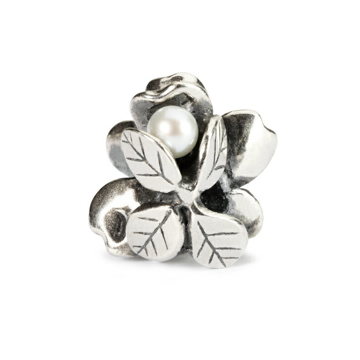 トロールビーズ Trollbeads ローズオブジューン(6月の誕生花) Rose of June シルバー Silver パール Pearl ビーズ Beads 3