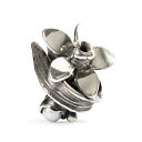 トロールビーズ Trollbeads ナルキッソスオブディッセンバー (12月の誕生花) Narcissus of December シルバー Silver パール Pearl ビーズ Beads