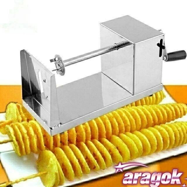 【全品2点で5%OFF】くるくる楽しい ねじねじ トルネード ポテト カッター改 スパイラル 野菜 果物 スライサー