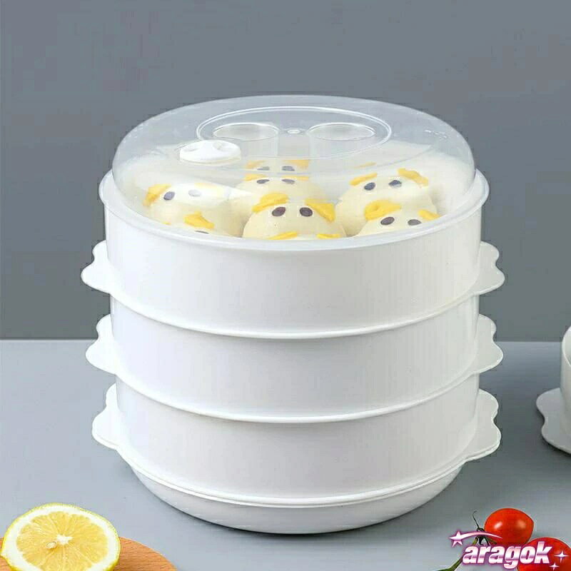 【全品5%ポイント】レンジ専用セイロ せいろ レンジ専用せいろ レンジ用 蒸し器 レンジ 1段 2段 3段 調理器具 蒸し料理 セイロ レンジ対応 電子レンジ 肉まん｜日常で使いやすい tronlinestore-10002037 TR online store サンプル画像2
