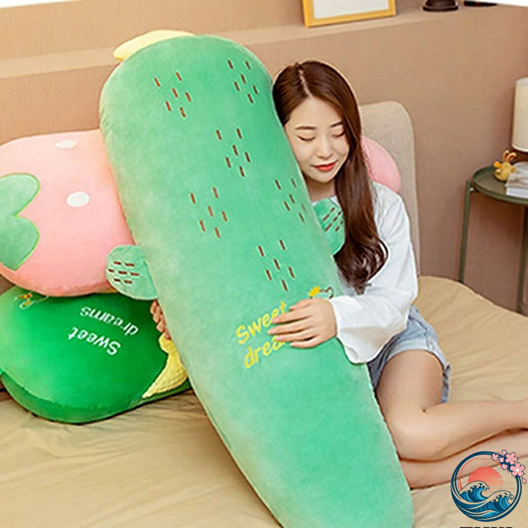 【全品5%ポイント】クッション 抱き枕 ロング 果物 添い寝 横向き寝 フルーツぬいぐるみ スイカ 110cm パイナップル キャラクター ふらふわ 癒し系 可愛い ニンジン 多機能 腰枕 昼寝枕 うつ伏せ クリスマス — vista 2