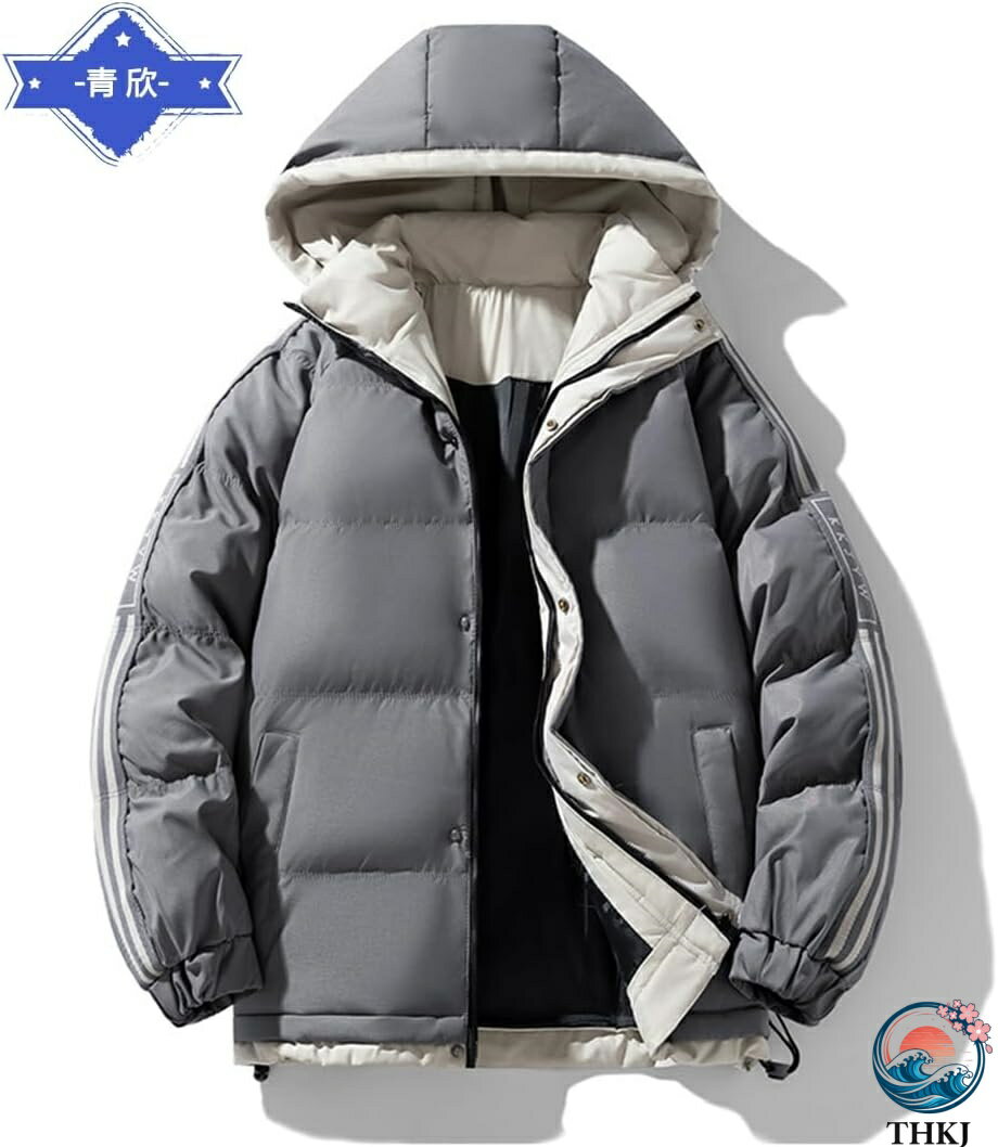 中綿ジャケット メンズ ダウンジャケット 防寒 保温 ダウンコート ショート フード付き 大きいサイズ 軽量 アウトドア ジャケット 暖かい カジュアル おしゃれ スポーツ 登山 通勤通学 春服 秋