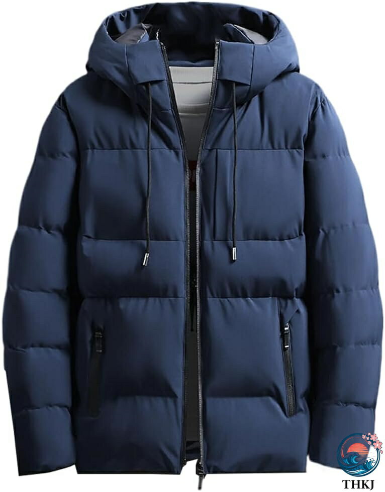 中綿ジャケット メンズ ダウンジャケット 防寒 保温 ダウンコート ショート フード...