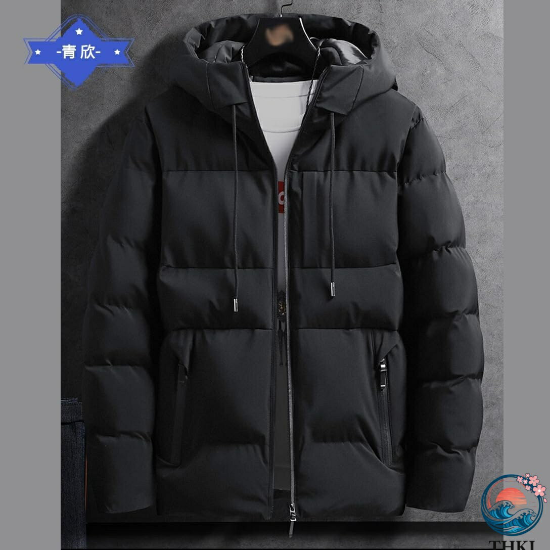 中綿ジャケット メンズ ダウンジャケット 防寒 保温 ダウンコート ショート フード付き 大きいサイズ 軽量 アウトドア おしゃれ ジャケット 暖かい カジュアル スポーツ 登山 通勤通学 春服 秋
