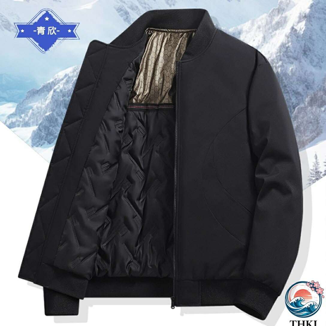 中綿ジャケット メンズ ダウンジャケットおしゃれ 防寒 保温 ダウンコート ショート フードなし 大きいサイズ 軽量 アウトドア ジャケット 暖かい カジュアル スポーツ 登山 通勤通学 春服 秋 冬