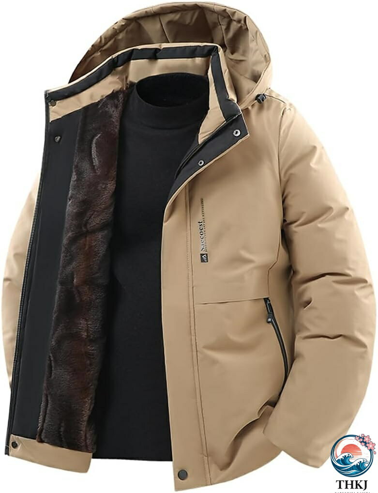 中綿ジャケット メンズ ダウンジャケット 防寒 保温 ダウンコート ショート フード...