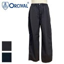 【SALE】Orcival【オーチバル】オーガニックタイプライター ワイドイージーパンツ Men's【OR-E0056 OTY】