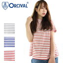 Orcival【オーチバル】ボートネック フレアTシャツ Lady's【RC-9215】 その1