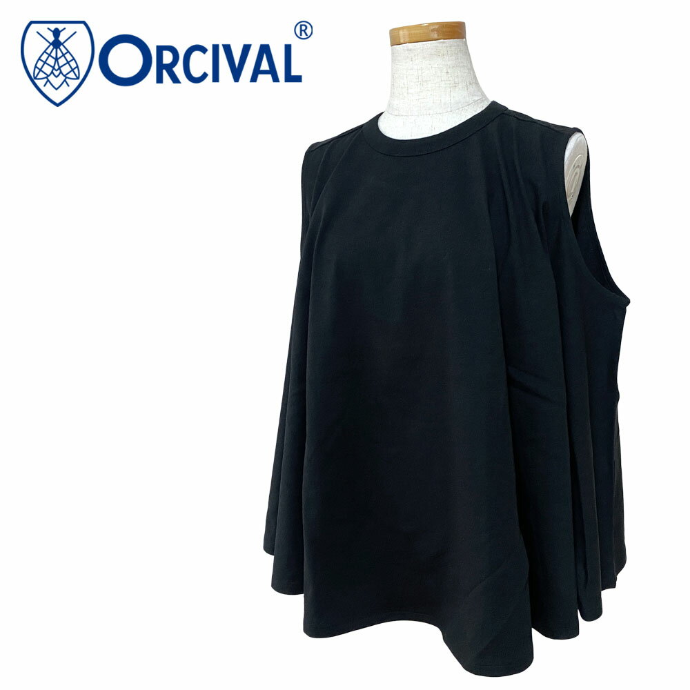 【SALE】【2026SS】 Orcival オーシバル オープンエンドジャージー ノースリーブ プルオーバー レディース OR-C0533 OEJ