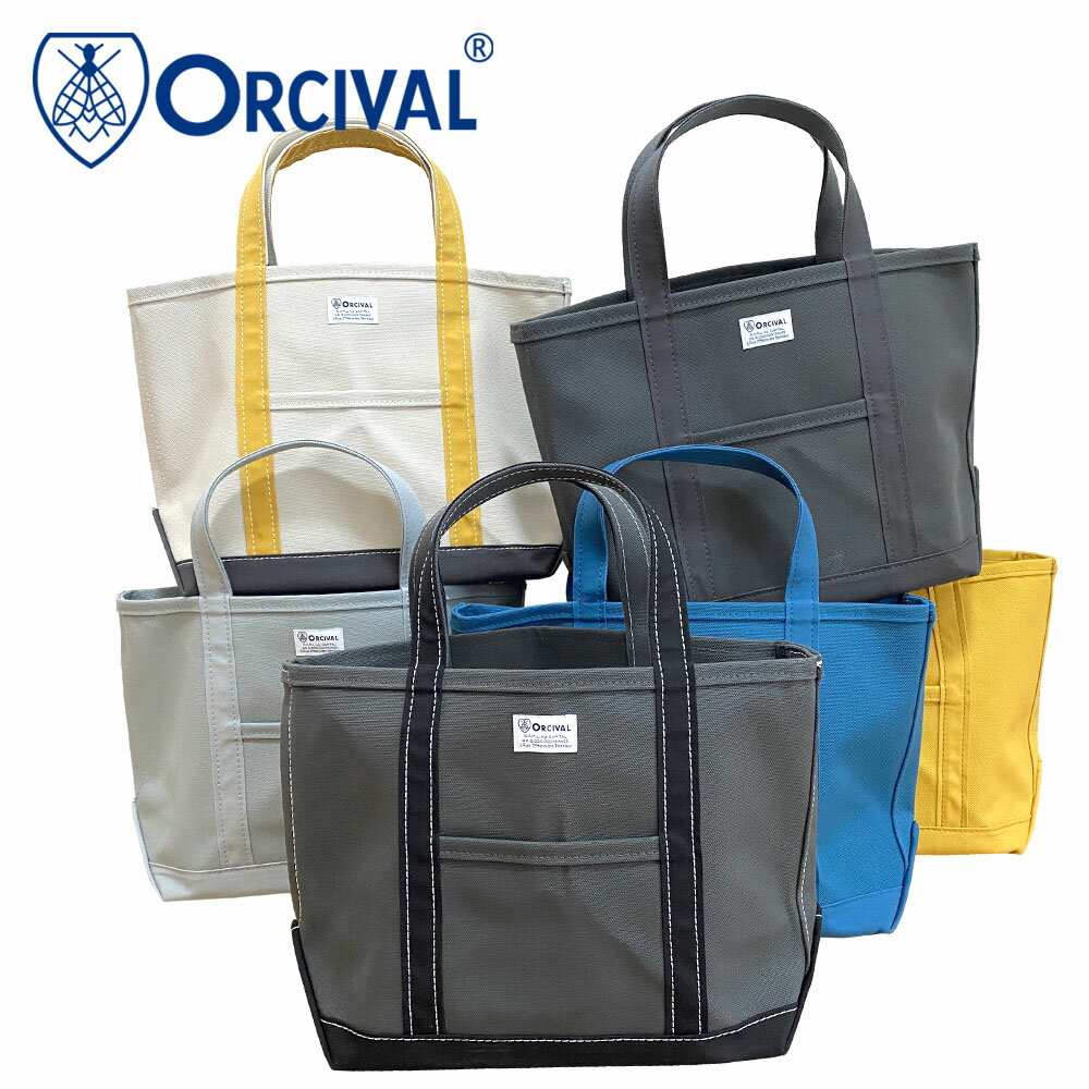 オーシバル 帆布・キャンバス トートバッグ レディース 【SALE】【2024SS】 Orcival オーシバル キャンバストートバッグ Mサイズ OR-H0284 KWC