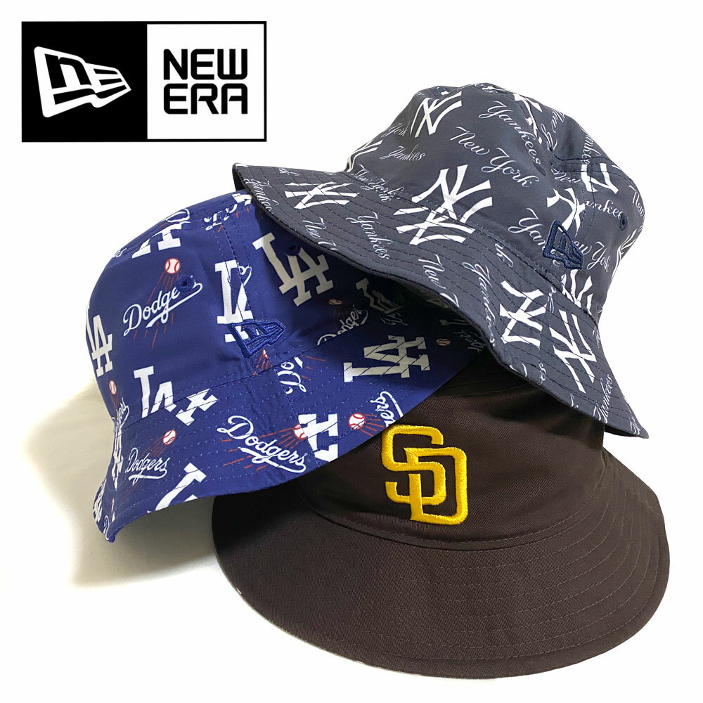 NEW ERAバケット01 MLB Reversible Hat(サンディエゴ・パドレス/ニューヨーク・ヤンキース/ロサンゼルス・ドジャース)