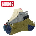 y2024SSz CHUMS `X 3P Booby CHUMS Ankle Socks 3Pu[r[`XAN\bNX Y fB[X jZbNX CH06-1115