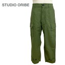 STUDIO ORIBE【スタジオオリベ】WIDE FRENCH CARGO PANTS Men's/ワイドフレンチカーゴパンツ【WF021】