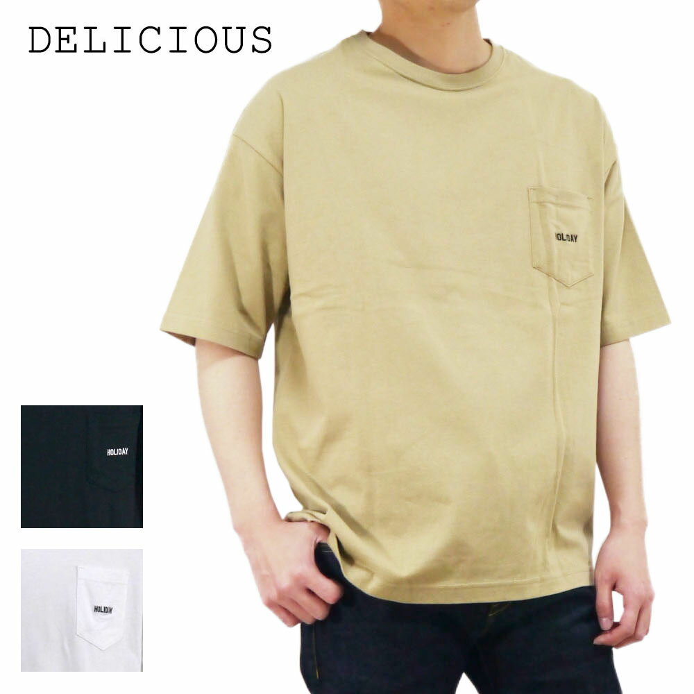 【SALE】DELICIOUS/HOLIDAY MONSARRAT【デリシャス/ホリディモンサラット】HOLIDAY Pocket T-shirts Men 039 s【HMCP005】