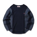 y30%OFFzANIMALIA(Aj}A) TEANA KNIT jbg\[ (NAVY)