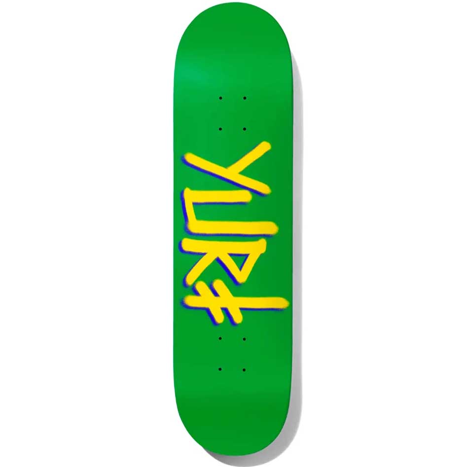 8.0 DEATHWISH ǥå YURI GANG LOGO GREEN/YELLOW DECK ǥå  ڥȥܡ/ܡ/SKATEBOARD