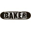 BAKER ٥ 8.031.5 BRAND LOGO BLACK WHITE DECK ǥå  ڥȥܡ/ܡ/SKATEBOARD