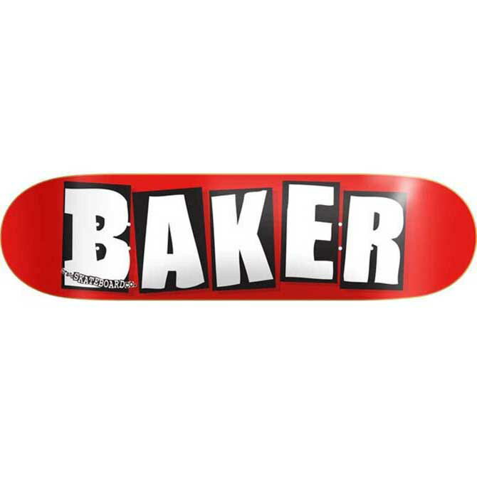 8.125インチ BAKER ベイカー BRAND LOGO WHITE DECK デッキ 板 【スケートボード/スケボー/SKATEBOARD】