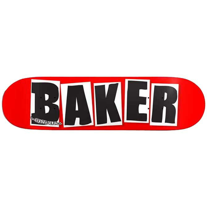 8.38インチ BAKER ベイカー BRAND LOGO BLACK DECK デッキ 板 【スケートボード/スケボー/SKATEBOARD】