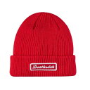 DEATHWISH(fXEBbV) ROCKIES CUFF BEANIE (RED) r[j[ jbgX LbvyXP[g{[h/XP{[/SKATEBOARDz