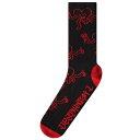 DEATHWISH fXEBbV MOLOTOV SOCKS (BLACK/RED) \bNX CyXP[g{[h/XP{[/SKATEBOARDz