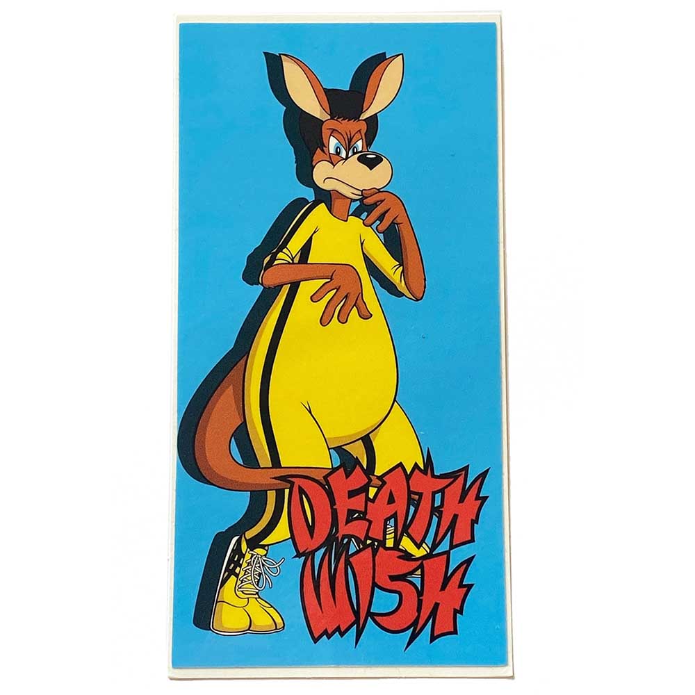 DEATH WISH(fXEBbV) 15~7.5cm HAYES KANGA WOO STICKER XebJ[yXP[g{[h/XP{[/SKATEBOARDz