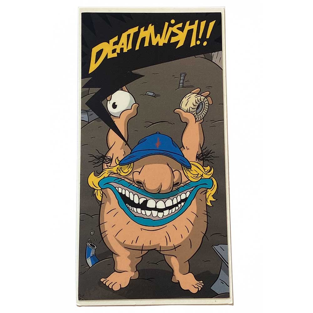 DEATH WISH(ǥå) 157.5cm FOY AHHH REAL BRUTE STICKER ƥåڥȥܡ/ܡ/SKATEBOARD