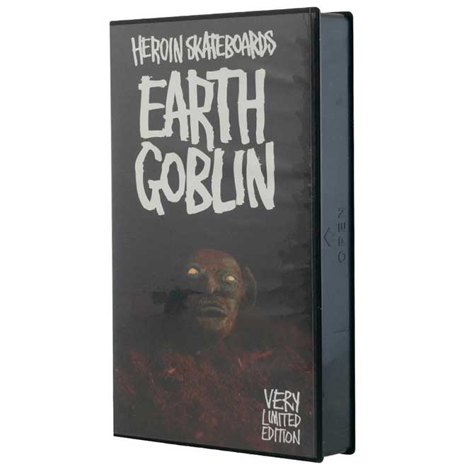 【世界限定200個】HEROIN ヘロイン EARTH GOBLIN VHS ビデオテープ【スケートボード/スケボー/SKATEBOARD】