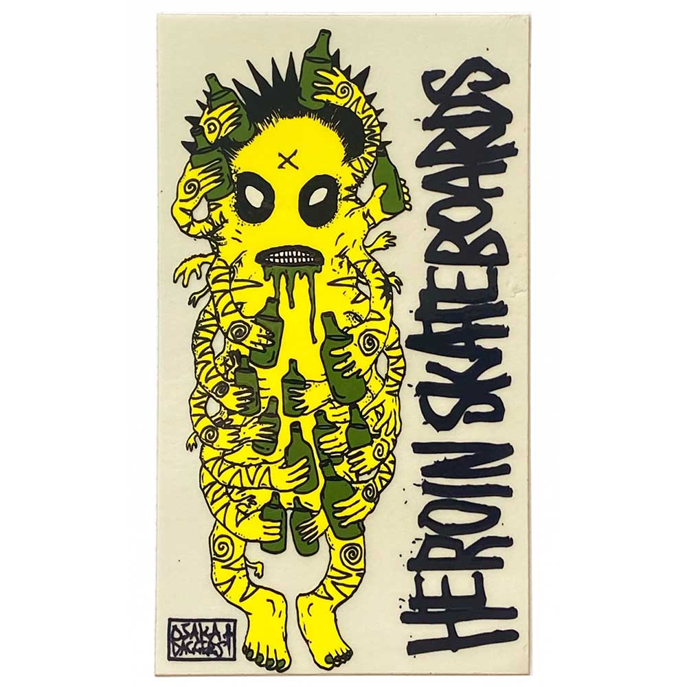 HEROIN (إ) 7.313cm Osaka Daggers CHOPPER ICON STICKER ƥå 1ʡڥȥܡ/ܡ/SKATEBOARD