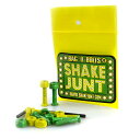 SHAKEJUNT(シェークジャント) BAG-O-BOLTS (4本GREEN 4本YELLOW) BIS NUT Hardware ハードウエア ボルト ビスナットパーツ【スケートボード/スケボー/SKATEBOARD】