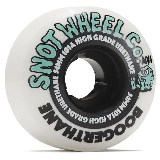 【訳あり30%OFF】SNOT WHEEL Co. (スノットウィール) 54mm 101A（WHITE）BOOGERTHANE TEAM ウィール 【スケートボード/スケボー/SKATEBOARD】