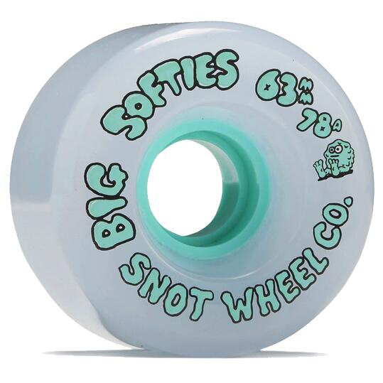 63mm 78A SNOT WHEEL Co. スノットウィール (TEAL) SOFT クルーザー フィルマー用 ソフトウィール 【スケートボード/スケボー/SKATEBOARD】