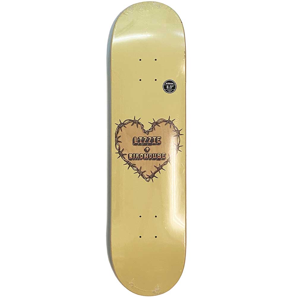 8.0【25%OFF】BIRDHOUSE バードハウス LIZZIE HEART PROTECTION DECK デッキ 板【スケートボード/スケボー/SKATEBOARD】