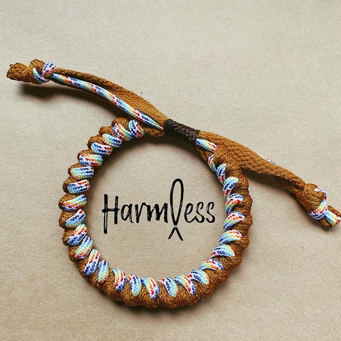 Harmless(ハームレス) BRACELET -Seashore- (BROWN/MULTI) ブレスレット アクセサリー 無害